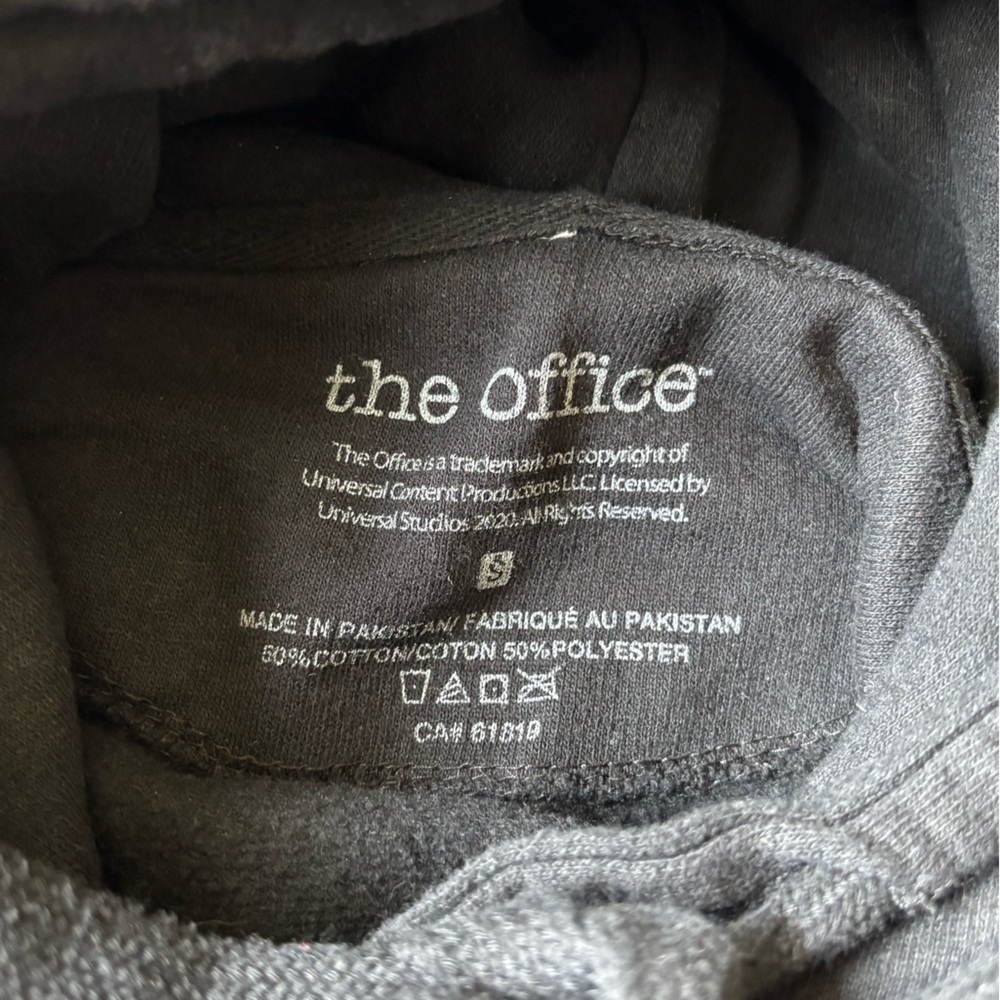 The Office Black Graphic Hoodie - Picture 3 of 4